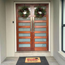 Please stop here Santa We have cookies doormat
