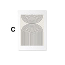 Poster Gesichter Linien und abstrakte Formen als Deko Print ohne Rahmen